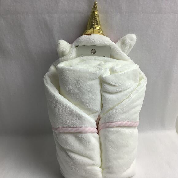 Cloud Island Unicorn Infant Hooded Towel - 30"x30" - NWT - Picture 2 of 4